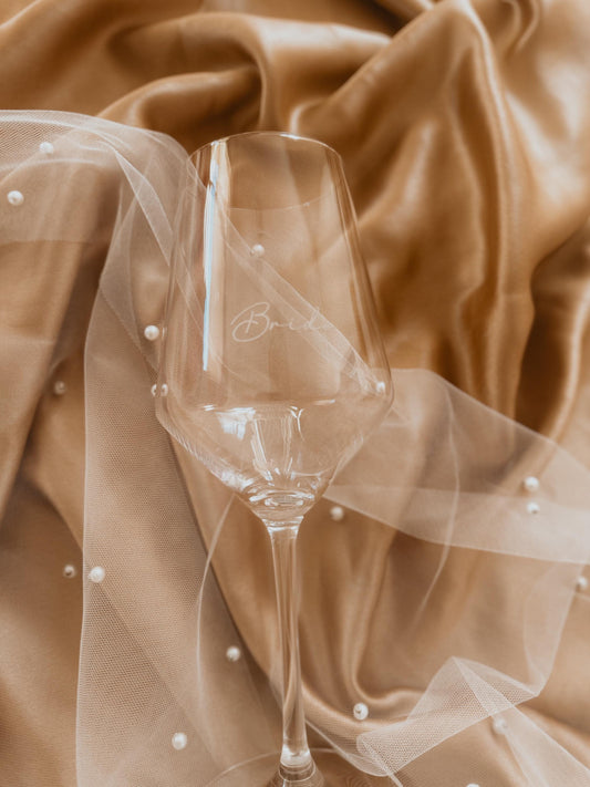 Personalised Laser Engraved wine glasses